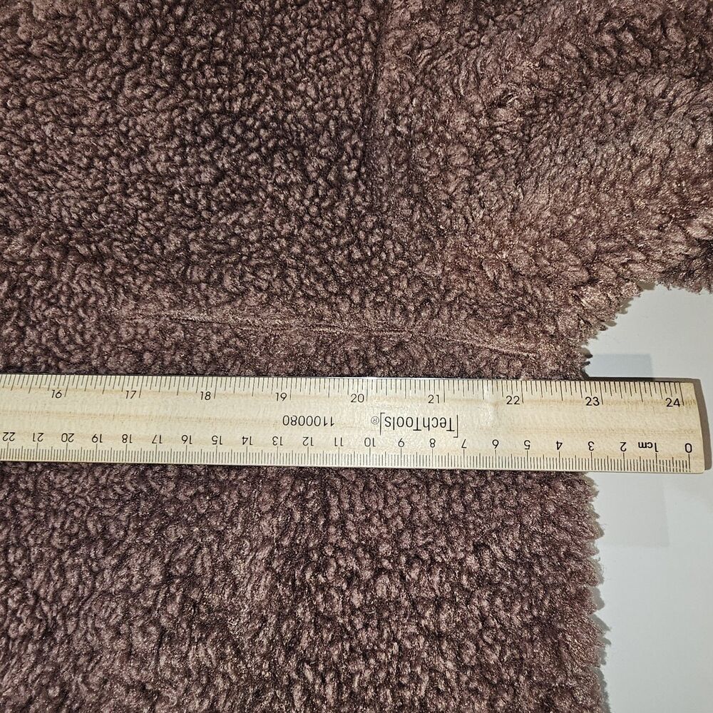 Lululemon Warmth Restore Sherpa Long Pullover Funnel Neck Sweater Smokey Topaz 6 - Picture 10 of 15